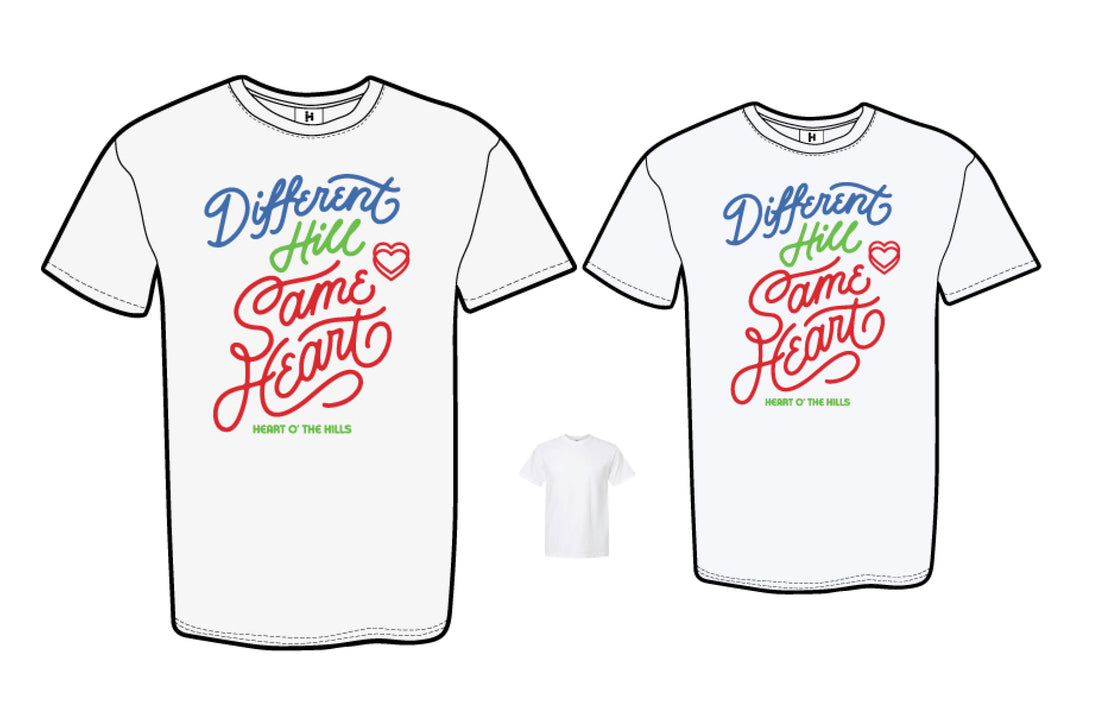 Different Hill Same Heart Tee