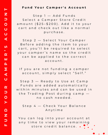 Camper Store Credit