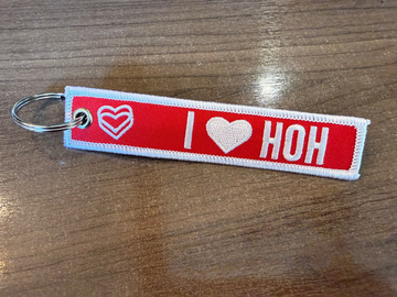 I Love HOH Keychain