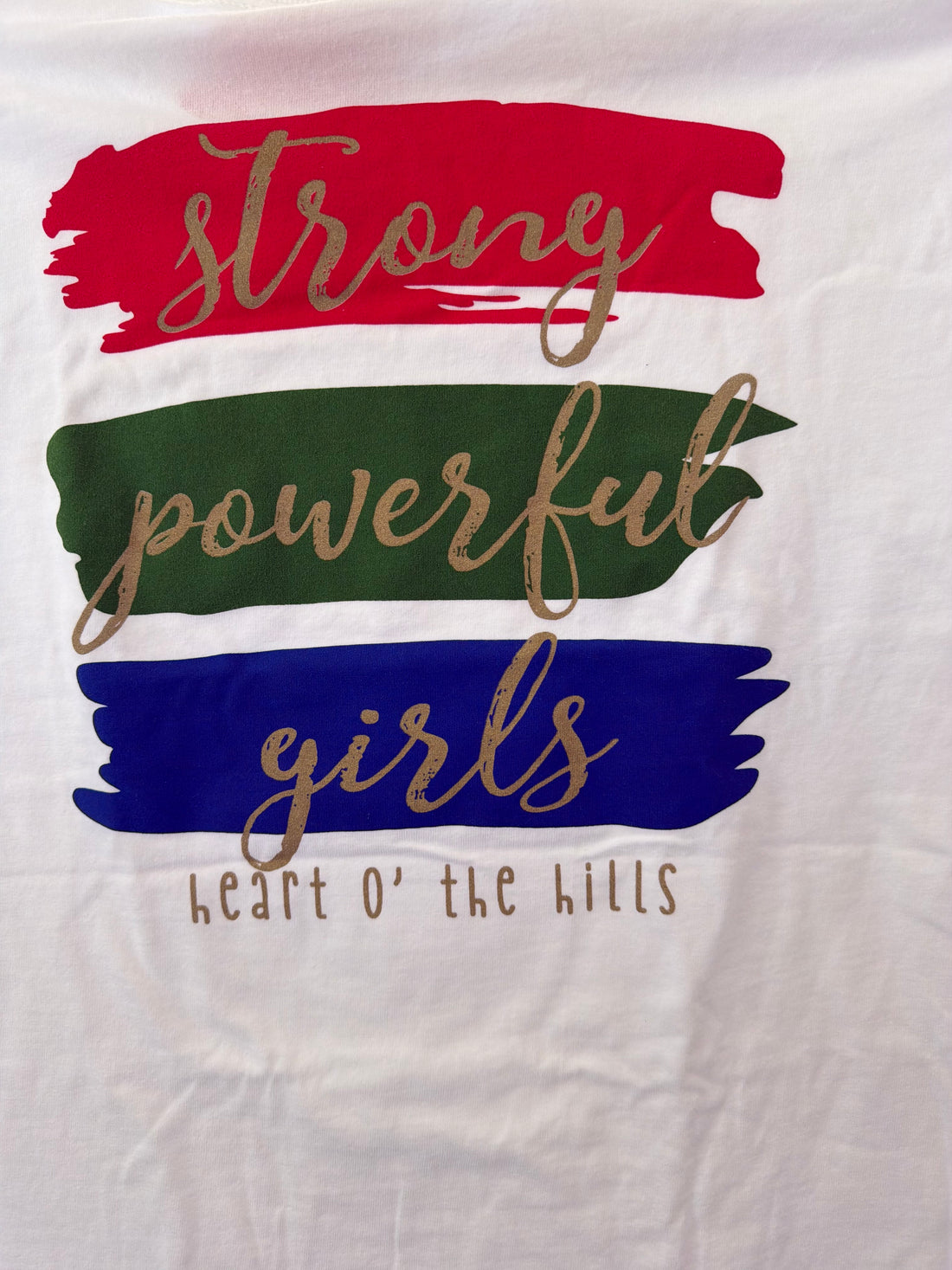 Strong Powerful Girls Stripe Tee